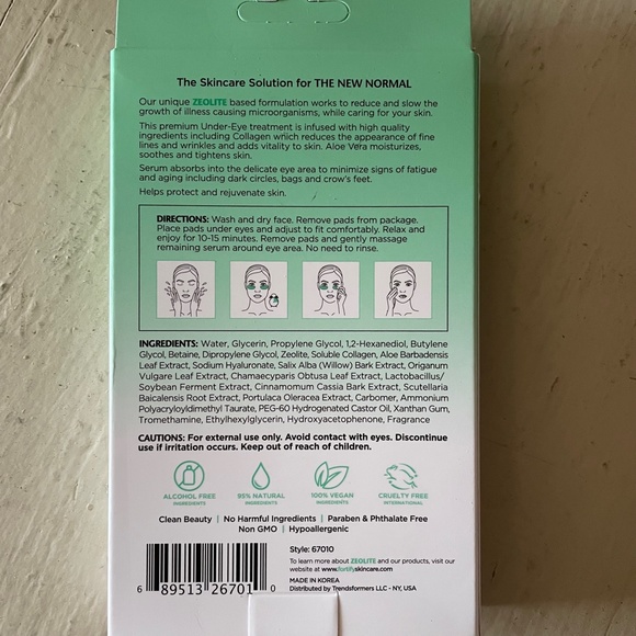 Fortify+ Rejuvenating and Firming Under Eye Pads 5 Pairs Brand NEW - Picture 3 of 3